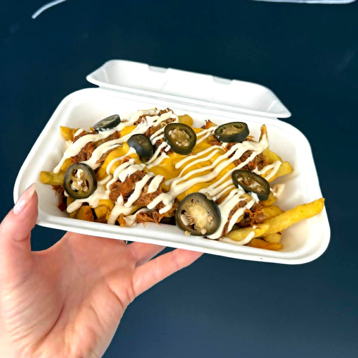 ReLoaded loaded fries with jalapeños